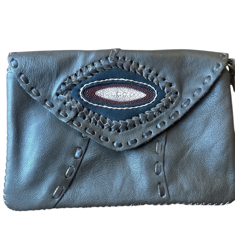 Atlas Hand-Made Soft Cow-Hide Leather Clutch